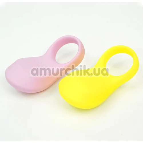 Виброкольцо для члена Sweet Em Velvet Lure Vibe Ring, розовое