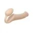 Безремневой страпон Strap-On-Me Silicone Bendable Strap-On XL, телесный - Фото №2