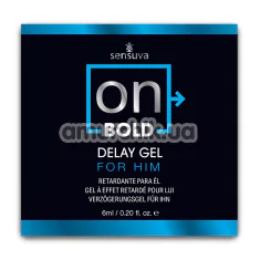 Гель-пролонгатор Sensuva On Bold Delay Gel, 6 мл - Фото №1