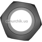 Эрекционное кольцо Get Lock Nust Bolts Cock Ring, черное - Фото №1