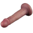 Вібратор Lovetoy Dual Density Power Cock 8, коричневий - Фото №5