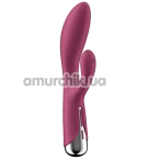 Вибратор c ротацией Satisfyer Spinning Rabbit 1, бордовый - Фото №1