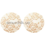 Прикраси для сосків Star Night Floral Lace, тілесні - Фото №1