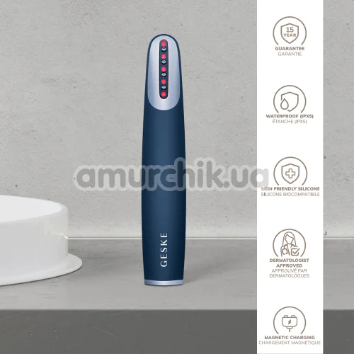 Ліфтинг-масажер для обличчя Geske Skin Firming Wand 7 in 1, синій