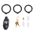 Пояс верности Lockink Sevanda Plastic Penis Chastity Cage, черный - Фото №9