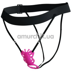 Вибратор-бабочка Pretty Love Aethon, розовый - Фото №1