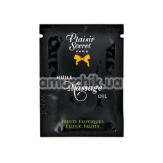 Массажное масло Plaisirs Secrets Paris Huile Massage Oil Exotic Fruits - экзотические фрукты, 3 мл - Фото №1