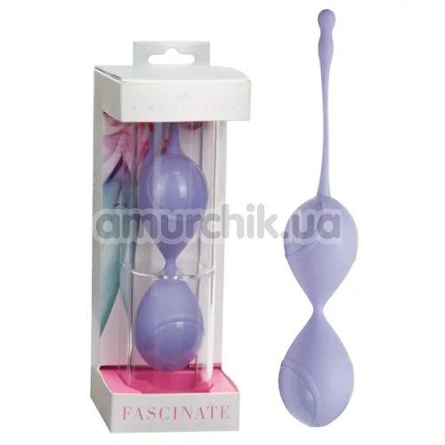 Вагінальні кульки Vibe Therapy Fascinate, фіолетові
