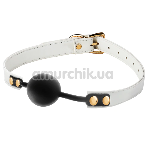 Кляп Blaze Elite Ball Gag, черно-белый - Фото №1