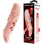 Насадка на пенис с вибрацией Pretty Love Penis Sleeve Cecelia, телесная - Фото №8