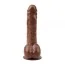 Вібратор Ballsy Super Cock Jeff Stryker 8.9, коричневий - Фото №3