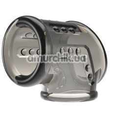 Насадка на пенис Pretty Love Penis Sleeve Orhan, серая - Фото №1