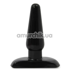 Анальная пробка Hard Steel Small Plug, черная - Фото №1