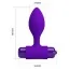 Анальная пробка с вибрацией Pretty Love Vibra Butt Plug, фиолетовая - Фото №6
