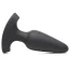 Анальная пробка с вибрацией Booty Sparks 28X Laser Heart Anal Plug With Remote Control Medium, черная - Фото №2