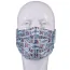 Маска на лицо DJ Reversible & Adjustable Face Mask, голубо-чёрная - Фото №3