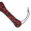Шлепалка Liebe Seele Victorian Garden Lace and Vegan Leather Dual Sensation Spanking Paddle, красно-черная - Фото №2