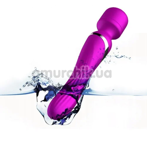Універсальний вібромасажер Foxshow Silicone Dual Massager, фіолетовий