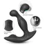 Вібростимулятор простати з ротацією Prostate Massager Bat King, чорний - Фото №10
