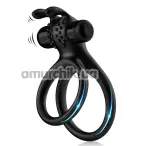 Виброкольцо для члена Boss Series Traveler Cock Ring Stay Hard, черное - Фото №1