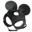 Маска Мышки DS Fetish Leather Mickey Mouse, черная - Фото №4