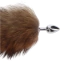 Анальная пробка с хвостом лисы Taboom Foxtail Buttplug, черная - Фото №3