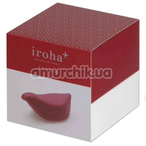 Клиторальный вибратор Tenga Iroha + Tori, бордовый