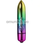 Клиторальный вибратор Rocks-Off RO-80mm 7-speed - Rainbow, радужный - Фото №1
