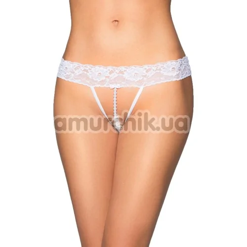 Трусики-стринги G-String 2482, белые - Фото №1