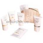 Набор интимных средств YESforLOV My Delight Kit в бежевой косметичке - Фото №1
