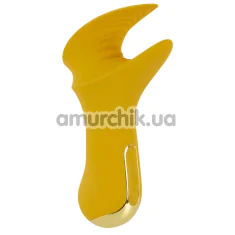 Мастурбатор з вібрацією Your New Favourite Penis Vibrator, жовтий - Фото №1
