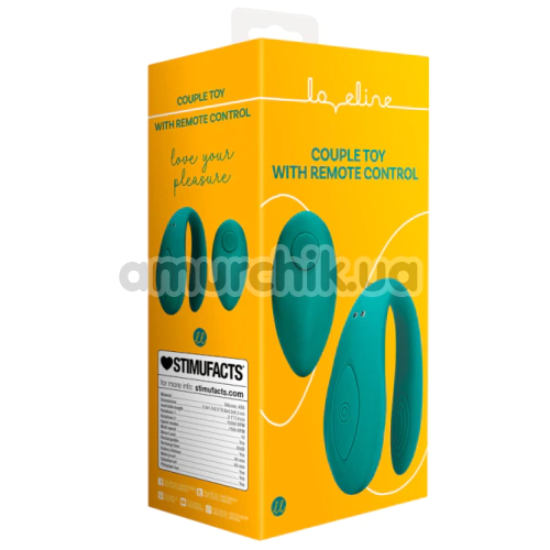 Вібратор Loveline Couple Toy With Remote Control, зелений
