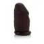 Насадка-удлинитель члена Latex Extension - Nubby Cock Heads, коричневая - Фото №1