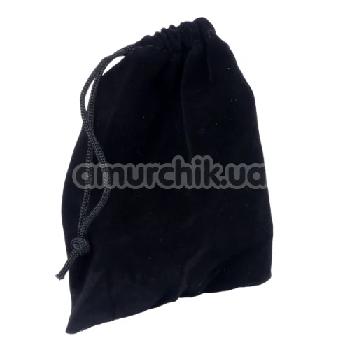 Анальна пробка з прозорим кристалом Boss Series Exclusivity Jewellery Dark Silver Plug, срібна