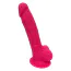 Фалоімітатор Real Love Premium Silicone Dildo 7 з мошонкою, рожевий - Фото №4