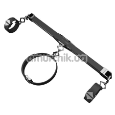 Бондажный набор Lockink Adjustable Spreader Bar, черный - Фото №1