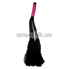 Плеть Brutal Pink Rope Whip, черная - Фото №1
