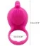 Виброкольцо Silicone Love Ring Dolphin, розовое - Фото №5