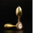 Анальная пробка Lockink Sevanda Pearl Pear-Shape Anal Plug, золотая - Фото №11