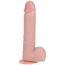 Вібратор з ротацією Realrock Realistic Vibrating & Rotating Dildo 8, тілесний - Фото №2