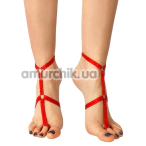 Гартеры для ног Art of Sex Stelia, красные - Фото №1