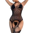 Комбинезон Star Night Open Triangle Net Bodystocking, черный - Фото №6