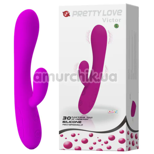 Вибратор Pretty Love Victor, фиолетовый