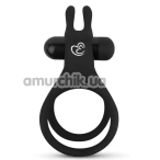 Віброкільце для члена Easy Toys Share Ring, чорне - Фото №1