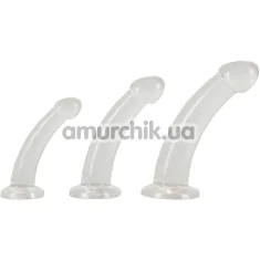 Набор анальных пробок Crystal Clear Anal Training Set, прозрачный - Фото №1