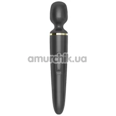Універсальний вібромасажер Satisfyer Wand-er Woman, чорний - Фото №1