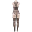 Комбинезон Star Night Black Multi-Strand Sling Hollow Bodystocking, черный - Фото №4