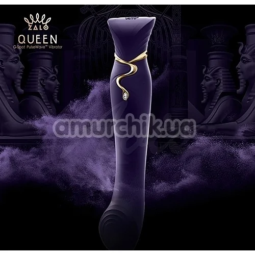 Вибратор с подогревом Zalo Queen, фиолетовый