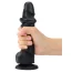 Фаллоимитатор Strap-On-Me Sliding Skin Realistic Dildo XL, черный - Фото №2