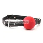 Кляп Rubber Ball Gag, червоний - Фото №1